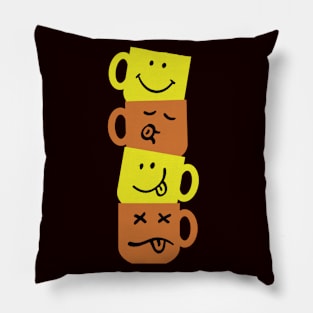 Coffee Cup Emoji Pillow