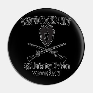 25th Infantry Division- Veteran Pin