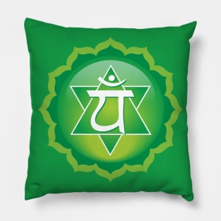 Heart: Anahata Chakra Symbol Pillow