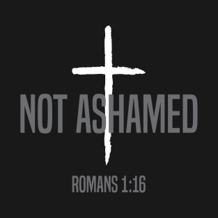 Not Ashamed Romans 1:16 | Christian T-Shirt, Hoodie and Gifts T-Shirt