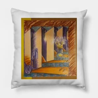 Hallway of the mind Pillow