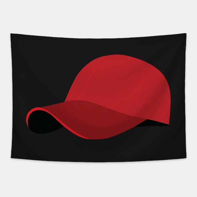 Baseball Cap Clipart Tapestry by VectorPB