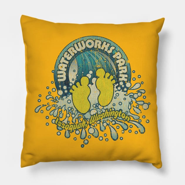 Waterworks Park Issaquah 1984 Pillow by JCD666