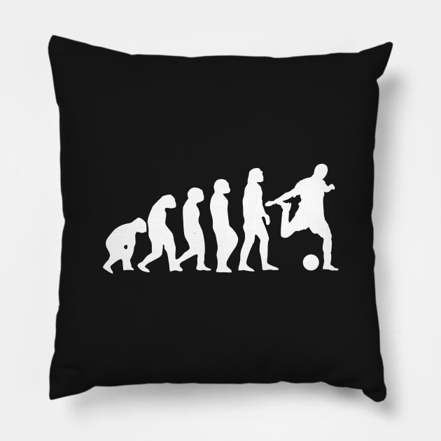 Football Evolution Pillow by YiannisTees