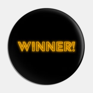 Winner Neon Sign Pin