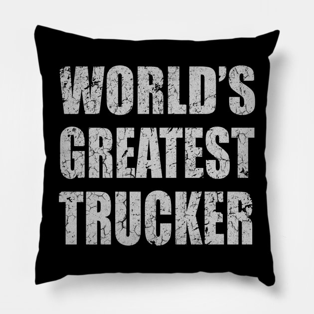 World's Greatest Trucker Pillow by Bahaya Ta Podcast