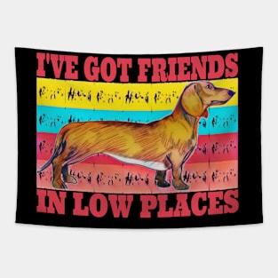 I've got friends in low places lovers dog friends Tapestry