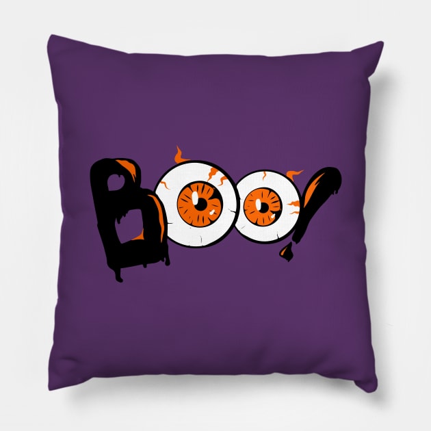 BOO! Pillow by Qualityshirt