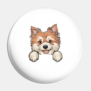 Cute Peeking Dog Pin