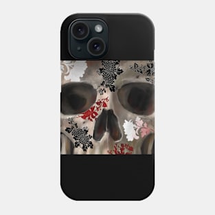 Skull Flowers Phone Case