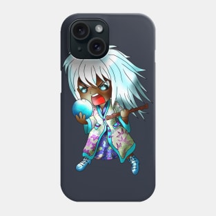 Feeling blue angry dark elf chibi for dnd fans Phone Case