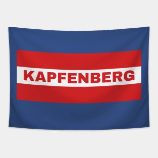 Kapfenberg City in Austrian Flag Tapestry