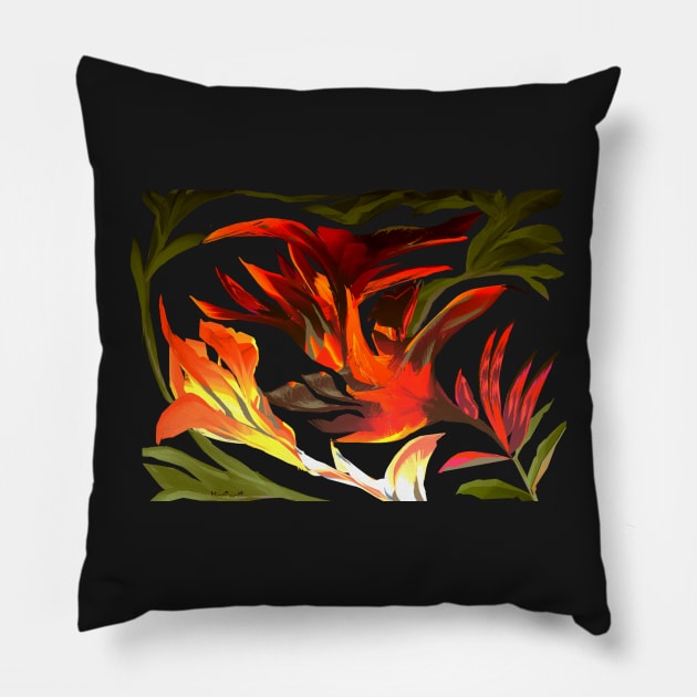 Blossoms Arcadian Pillow by mindprintz