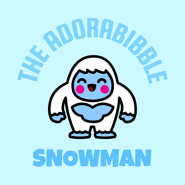 Adorabibble Snowman by Toni Tees