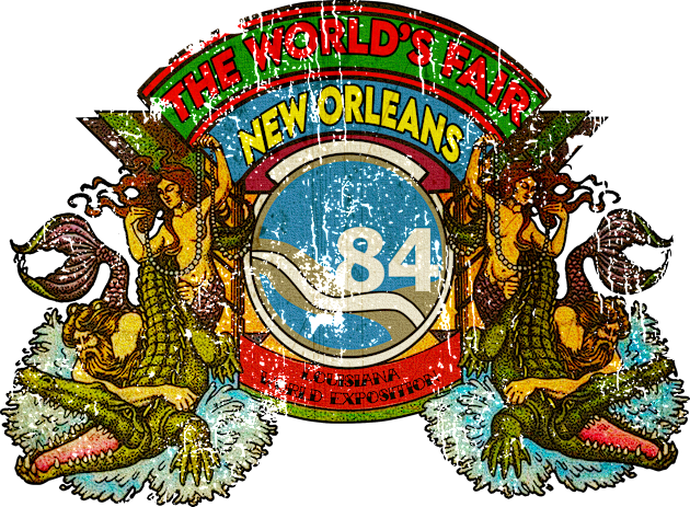 World's Fair New Orleans Louisiana // 1984 Kids T-Shirt by Kiranamaraya