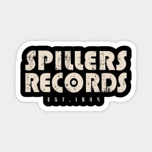 Vintage Spiller Record Magnet