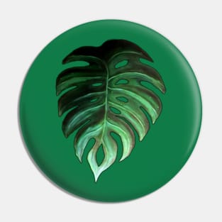 Monstera Leaf Design Pin