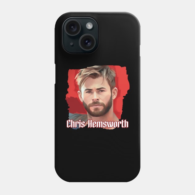 Chris Hemsworth Phone Case by Pixy Official