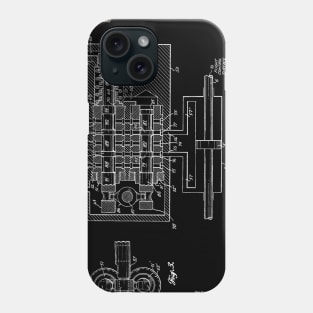 Fail Safe Servo Valve Vintage Patent Hand Drawing Phone Case