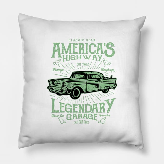 America's Highway Art - Do you like it? Pillow by HealthPedia