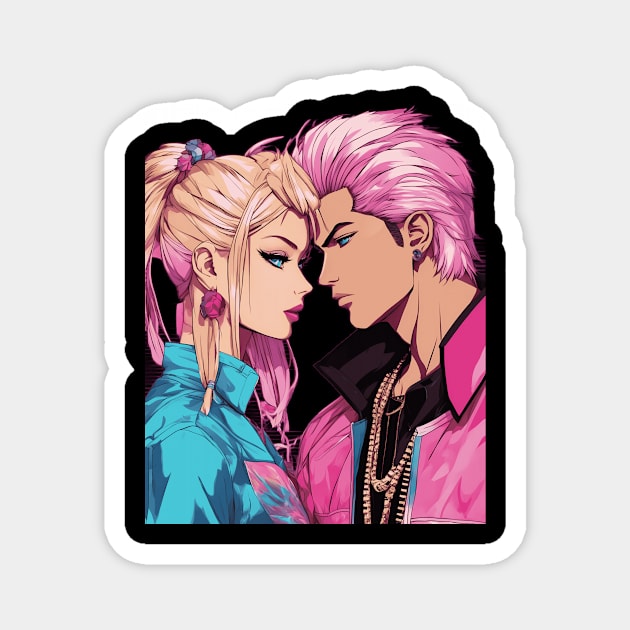 Anime Unconditional Love Always Magnet by animegirlnft