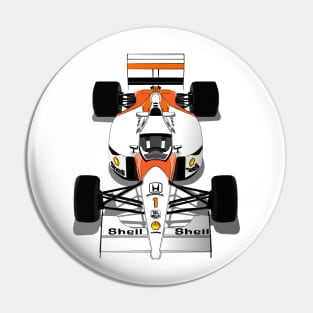 Retro F1 MP4 Car Pin