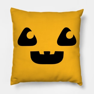 Cute Kawaii Pumpkin Face Costume pastel goth Pillow