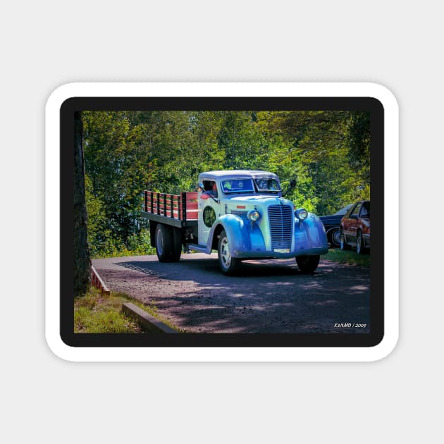 1938 Diamond T stakebed truck Magnet by kenmo