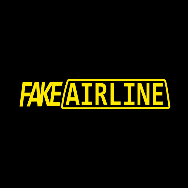 Fake Airline, or Fake Taxi by Fly Buy Wear