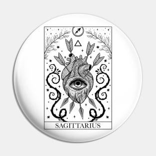 Zodiac sign tarot card Sagittarius Pin