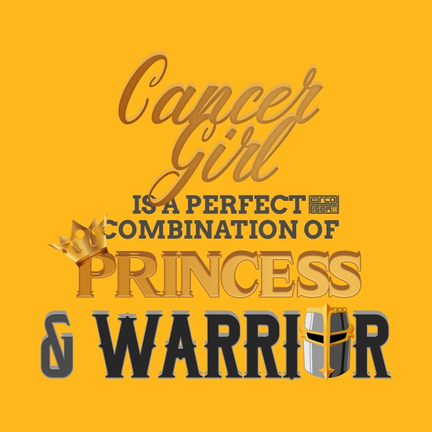 CANCER Girl Princess Warrior Horoscope Birthday by porcodiseno