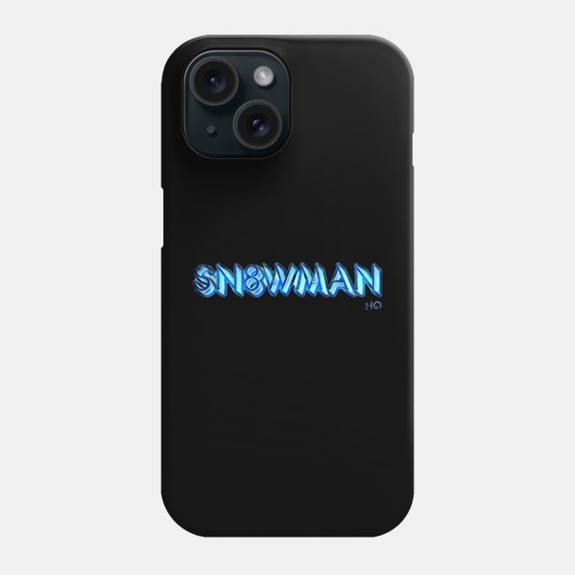 The Dreaded Snowman : Hipster Golf Phone Case by Kitta’s Shop