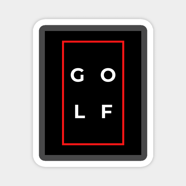 Modern Golf Shirt Magnet by Golfers Paradise