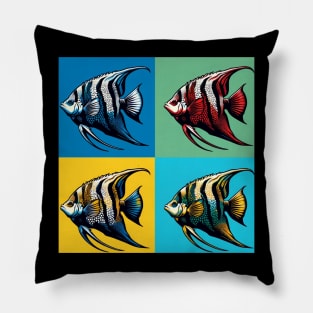 Angelfish - Cool Tropical Fish Pillow