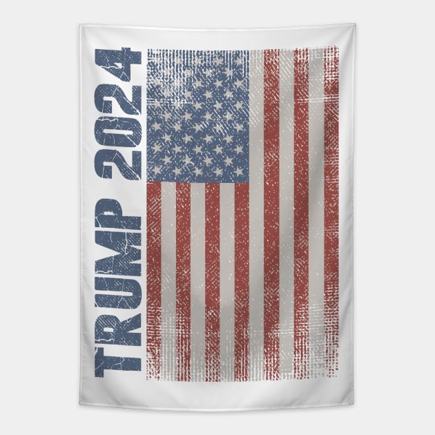 Trump 2024 Tapestry by Etopix