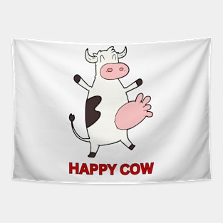 Happy cow Tapestry