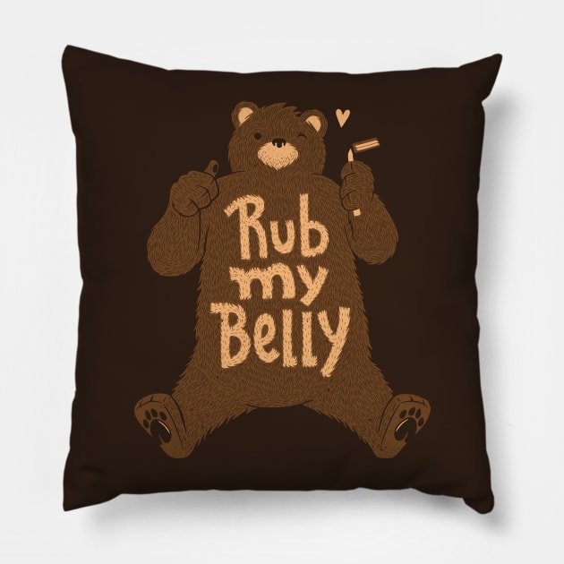 Rub My Belly Pillow by Tobe_Fonseca