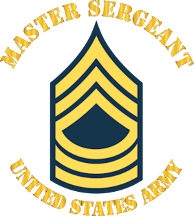 MSG - Master Sergeant  - Blue Magnet