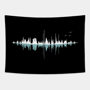 Music City (Black Version) Tapestry