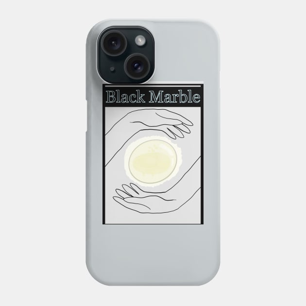 BLACK MARBLE Phone Case by Noah Monroe