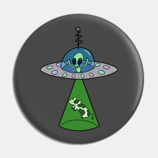 Alien UFO Pin