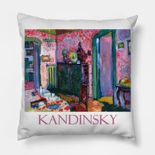 Interior (My Dining Room) by Wassily Kandinsky Pillow