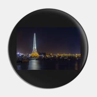 Beacon at Night Pin