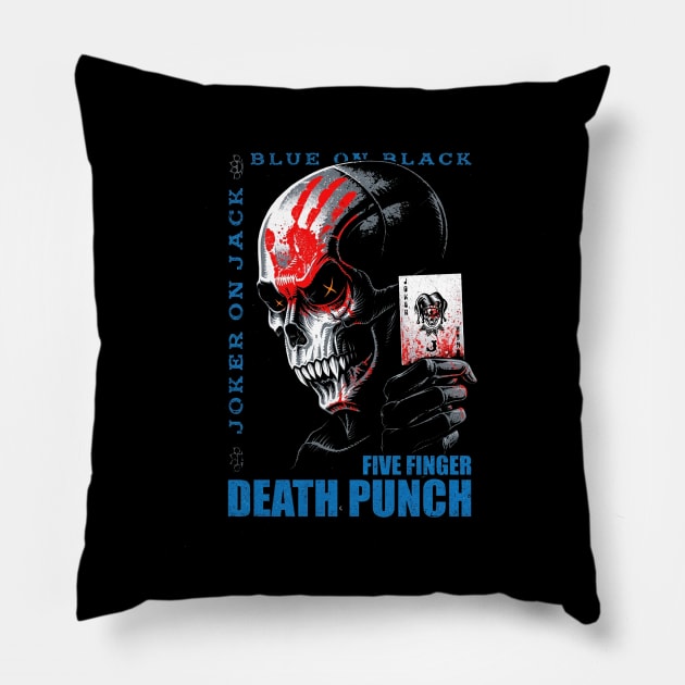 5fdp skull Pillow by Press Play Ent