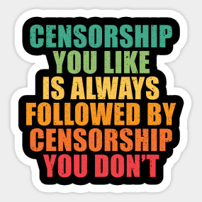 This Video Is Censored Yt Censorship Sticker Teepublic