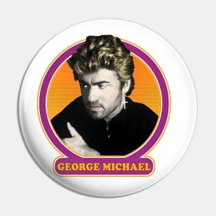 George Michael // Retro Styled Fan Art Design Pin