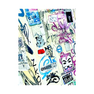 Urban Art Street NYC Graffiti Tag Sticker T-Shirt