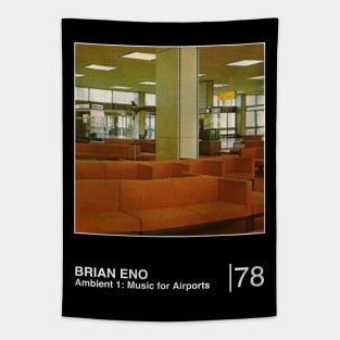 Brian Eno / Minimalist Graphic Artwork Design Tapestry