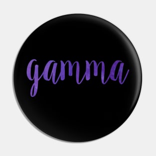 Purple Gamma Pin