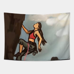 Mountain Climber Tapestry